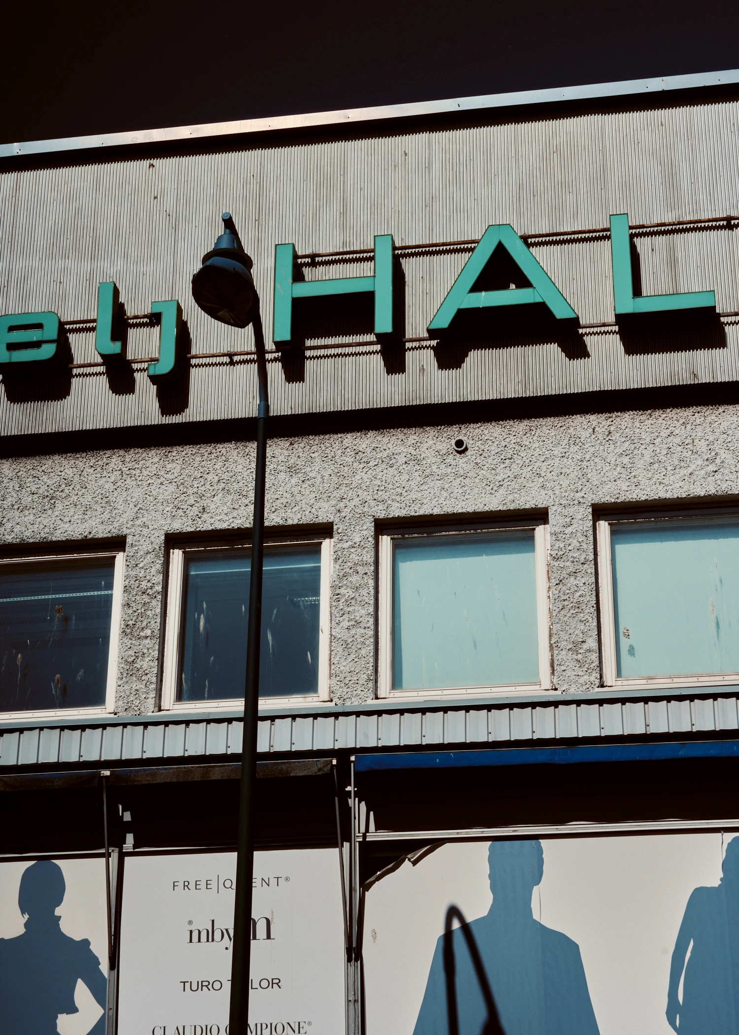 The Halonen building facade in Kotka.
